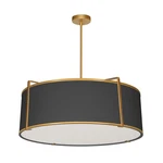 Dainolite Light, Drum Pendant, Gold/black TRA-244P-GLD-BK. Fixed Price $334.40.
