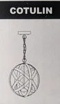 New- Cotulin 3-LIGHT Globe Steel Chain Hanging Pendant Chandelier Fixture- Black. Fixed Price $17.60.