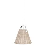 Dainolite SND-141P Shenandoah 13"W Pendant Natural / Polished Chrome. Fixed Price $226.00.