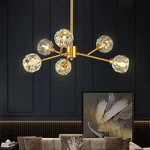 Sputnik Chandeliers For Dining Room Light Fixture Over Table, Modern Crystal .... Fixed Price $143.51.