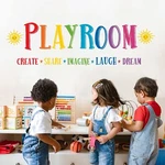 Mfault Large Playroom Rule Wall Decals Stickers, Inspirational Create Share I.... Fixed Price $17.86.