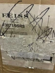 Feiss F3071/9SRS Dewitt Light 31 Inch Sunrise Silver Chandelier. Fixed Price $319.99.
