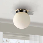 Lucas Mckearn Soleil 15" Wide Polished Chrome Sunburst Ceiling Light. Fixed Price $493.50.