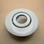 Juno Lighting 440-WH 4" Flush Gimbal Ring Recessed Trim, White. Fixed Price $15.00.