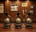 Vintage Cooper Halo L1510X Track Light Heads Set Of 3 Brass Globe Cheers Style. Fixed Price $249.95.