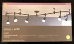 Allen+roth Sloan 6 Light Flexible Track Matte Black. Fixed Price $109.95.