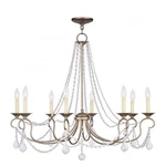 Livex Lighting Pennington Chandelier Painted Antique Silver Leaf. Fixed Price $574.99.