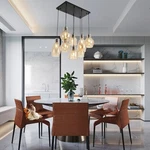 Creative Glasses Ceiling Pendant Light Chandelier Lamp Brandy Cognac Shape Decor. Fixed Price $232.99.