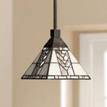 Hinkley 6 3/4" Wide Tahoe Mission Tiffany-style Mini Pendant. Fixed Price $249.00.