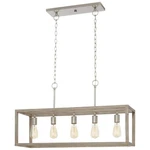 Home Decorators Collection 7965HDCDI Boswell Quarter 5-LIGHT Brushed Nickel. Fixed Price $367.62.