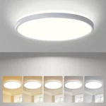 Ocioc Flush Mount Ceiling Light, 36W 3600LM 5CCT-18INCH, White. Fixed Price $92.33.