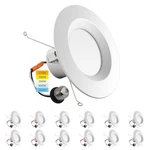 Mw 12 Pack Led Recessed Lighting 6 Inch RETROFIT,2700K/3000K/3500K/4000K/5000.... Fixed Price $250.22.