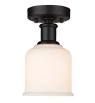Z-lite 733F1 Bryant 6"W Semi-flush Ceiling Fixture Black. Fixed Price $37.80.