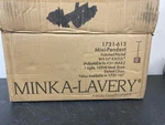 Minka Lavery 1731-613 1730 Series Mini Pendant, Etched Glass Shade, Polished Nic. Fixed Price $55.99.