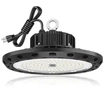 100W Ufo Led High Bay Light 15000LM 5000K IP65 Ul Approved 5' Cable With Us Plug. Fixed Price $71.98.