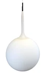Artemide Castore Pendant 16.5 White Glass Ceiling Globe Light Italy Lamp. Fixed Price $325.00.