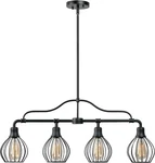 Kenroy Home 93974BL Cagney Island Lights Medium Black Finish. Fixed Price $158.36.