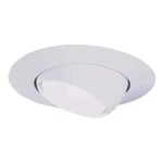 4 Pack Halo 78P 6 In. White Recessed Ceiling Light Trim With Adjustable Eyeball. Fixed Price $27.49.