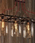 Sonneman 4763.25 Square Ring 3-LT 26" Rectangle Pendant Satin Black.. Fixed Price $500.00.