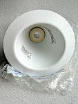 New Progress Lighting P8074WL-28 Recessed Trim White Step Baffle 8-3/4". Fixed Price $19.95.