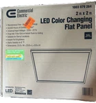 Commercial Electric 2FT. X 48W 4250 Lumen White Integrated Led Edge-lit. Fixed Price $96.99.