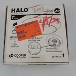 Halo CLD709SWHR 7IN Led Recessed Ceiling Light Retrofit Kit White Selectable New. Fixed Price $18.99.