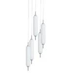 Dainolite TYA-1250LEDP Typha 12"W Multi Light Pendant White. Fixed Price $484.00.