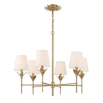 Used Crystorama Lighting 568-GA Broche CHANDELIER-28 Inch Tall 32. Fixed Price $635.80.