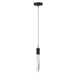 ET2 Lighting Quartz Led 1-LIGHT Large Pendant, Black E31241-20BK. Fixed Price $378.00.