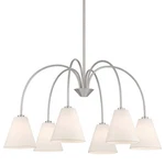 Bellevue SHCH28848 6 Light 30"W Chandelier - Nickel. Fixed Price $404.00.