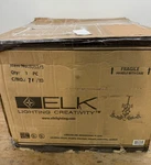 Elk 8053/5 Cicero Chandelier Ceiling Light, Deep Rust *used*. Fixed Price $179.99.