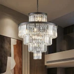 24" Crystal Chandelier Light Round Pendant Lamp Elegant Ceiling Hanging Fixture. Fixed Price $252.99.
