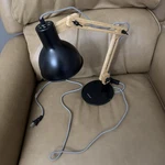 Tomons Wood Swing Arm Desk Lamp Adjustable Light No Bulb Included. Fixed Price $25.99.