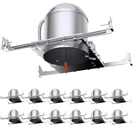 Sunco 12 Pack 6" Recessed Lighting Can, Ic Rated, Easy Install, Air Tight. Fixed Price $268.99.