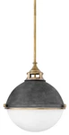 Hinkley Lighting 4835 Fletcher 2 18"W Pendant - Aged Zinc. Fixed Price $799.00.