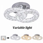 Vetrulus Modern Crystal Ceiling Light Lamp Led Fixtures For Bedroom Kitchen. Fixed Price $45.99.