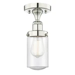 Innovations Lighting 616-1F-9-7 Dover Semi-flush 7"W Nickel. Fixed Price $154.00.
