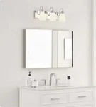 Generation Lighting Seville 3-LIGHT Bathroom Vanity Chrome. Fixed Price $60.00.