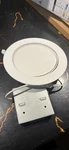 Utilitech 6-INCH Led Recessed Light Adjustable White Dimmable Wet Rated. Fixed Price $39.00.