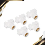 5 Set Screw-in E12 Mini Bulb Holder Light Beads Lamp Bases Socket Circuit White. Fixed Price $13.97.