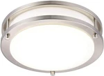 Cloudy Bay 10-IN Led Flush Round Mount Ceiling Light Brushed Nickel, Dimmable. Fixed Price $14.95.