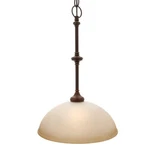 Hampton Bay Ceiling Pendant 1 Lighting Tea Stained Glass Shade Bronze. Fixed Price $79.99.
