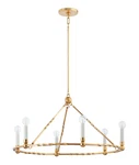 Mitzi Hudson Valley Lighting Josephine Chandelier Gold Leaf Color 31" Diameter. Fixed Price $487.50.