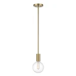 Savoy House Wright 1-LIGHT Mini-pendant, Warm Brass 7-3075-1-322. Fixed Price $178.00.