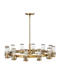 Hinkley Lighting 38109 Reeve 12 36"W Taper Candle Style - Brass. Fixed Price $2109.00.