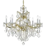 Crystorama Maria Theresa 9-LT Swarovski Strass Chandelier, Gold 4409-GD-CL-S. Fixed Price $4139.99.