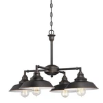 Westinghouse 6343300 Bronze Iron Hill 4-LIGHT 25-3/16"W Chandelier. Fixed Price $121.43.