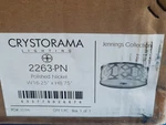 Crystorama Lighting Group 2263 Jennings 16"W Flush Mount - Polish Nickel. Fixed Price $105.99.