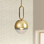 Prospect 9 3/4" Wide Clear Glass Gold Mini Pendant Light. Fixed Price $292.00.