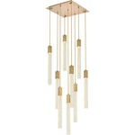 Elegant Lighting 2066D20SG Weston Pendant Satin Gold. Fixed Price $1262.00.